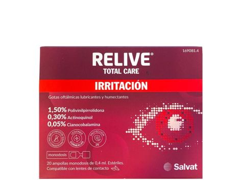 Relive Total Care Gotas Oftalmicas Esteril 0.4ml 20 Monodosis