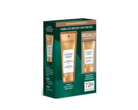René Furterer Sublime Karité Champú Hidratante Disciplinante 200ml + Mascarilla Pelo Seco 40ml