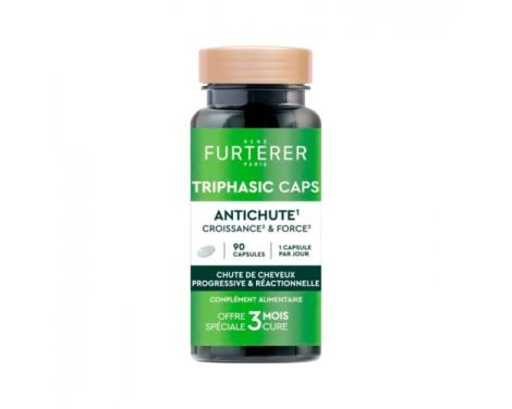 René Furterer Triphasic Anticaída, Crecimiento y Fuerza 90 Cápsulas (3 meses)