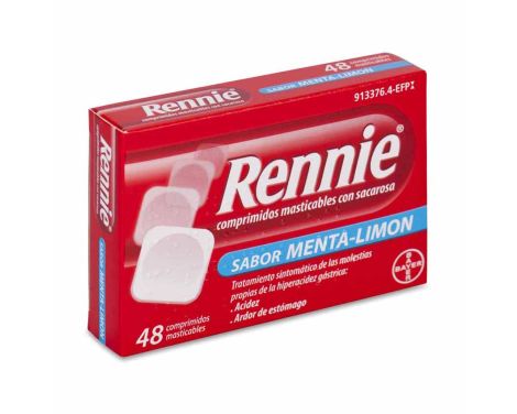 Rennie 680mg/80mg 48 Comprimidos Masticables