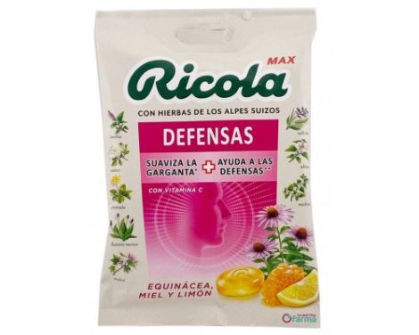 Ricola Max Equinácea Miel y Limón Bolsa 70gr