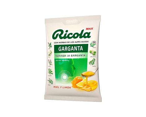 Ricola Max Miel y Limón Bolsa 70gr