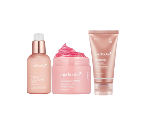 Rutina Cosmética Coreana Firmeza con Colágeno