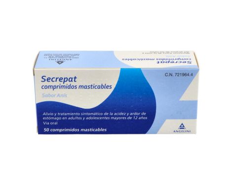 Secrepat 50 Comprimidos Masticables (Sabor Anis)