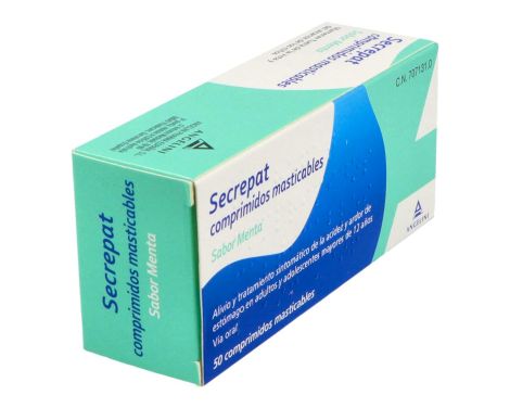Comprar Secrepat 50 Comprimidos Masticables (Sabor Menta)