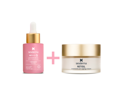 Comprar Sesderma Cofre Antiedad Retiage 5 Sérum Liposomado 30ml + Retisil Crema Intensiva Pro-Aging 50ml