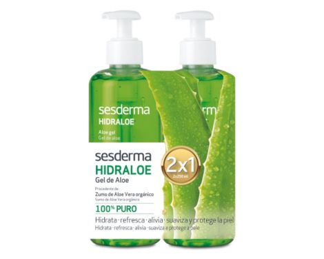 Sesderma Hidraloe Gel De Aloe 2x 250ml 2 uds