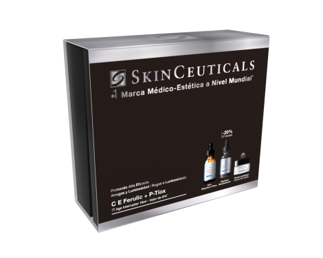 Comprar Skinceuticals Cofre Arrugas y Luminosidad Ce Ferulic 30ml + P-Tiox 30ml + Regalo A.G.E Interrupter 15 ml