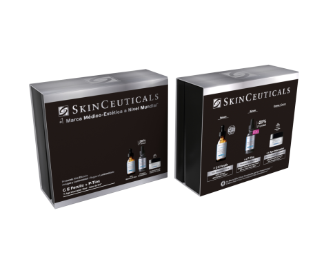 Skinceuticals Cofre Arrugas y Luminosidad Ce Ferulic 30ml + P-Tiox 30ml + Regalo A.G.E Interrupter 15 ml sin receta