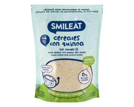 Smileat Papilla Cereales sin Gluten con Quinoa 200g