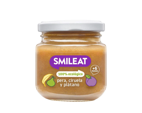 Smileat Pera, Ciruela y Plátano 130g