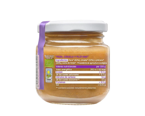 Comprar Smileat Pera, Ciruela y Plátano 130g