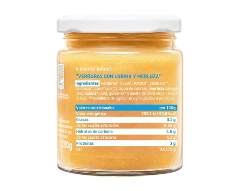 Comprar Smileat Potito Verduras con Lubina y Merluza 230g
