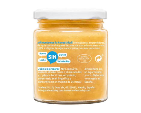 Smileat Potito Verduras con Lubina y Merluza 230g sin receta