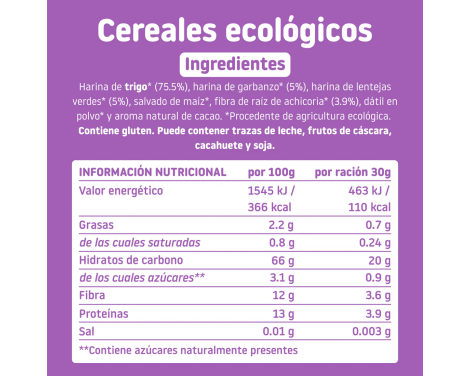 Comprar Smileat Triboo Cereales con Cacao 300g