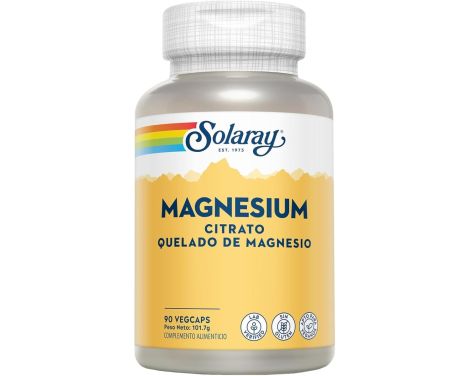 Solaray Magnesium Citrato 90 Vegcaps