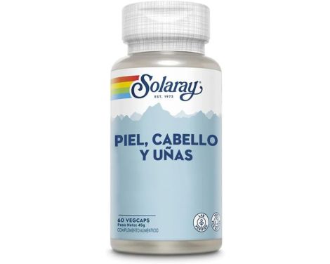 Solaray Piel Cabello Uñas 60 Vegcaps