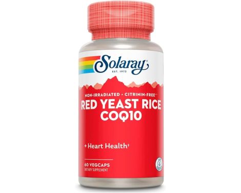 Solaray Red Yeast Rice & Q10 60 Vegcaps
