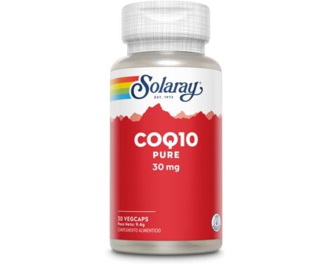 Solaray Coq10 Pure 30mg 30 Vegcaps