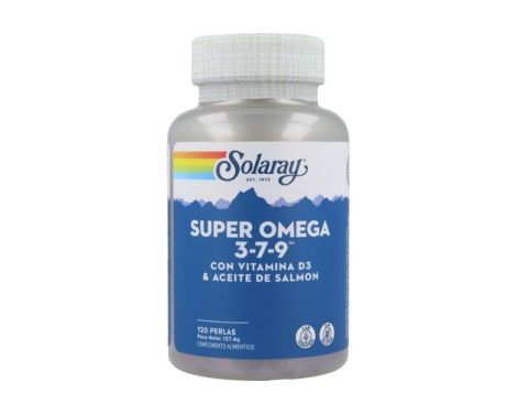 Solaray Super Omega 3-7-9 120 Perlas 