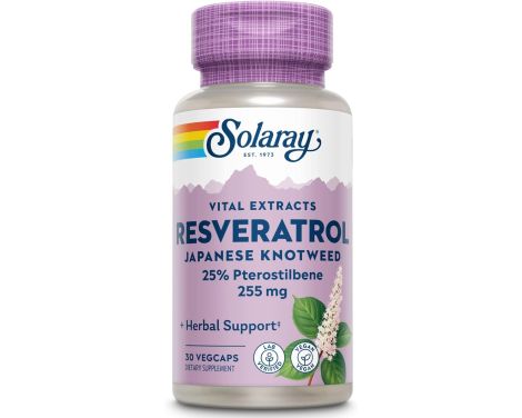 Solaray Super Resveratrol 255 mg  30 vegcaps