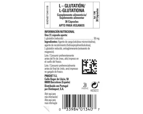 Comprar Solgar L-Glutatión 50mg 30 Cápsulas Vegetales