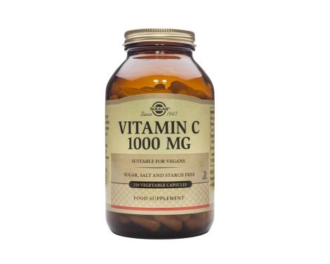 Solgar Vitamina C 1000mg 250 Cápsulas Vegetales