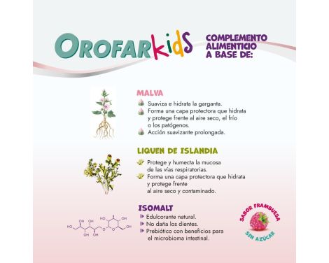 Comprar Stada Orofar Kids Piruletas Sabor Frambuesa 8 Unidades