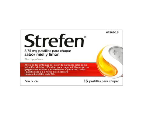 Strefen Miel y Limón 8,75mg 16 pastillas para chupar