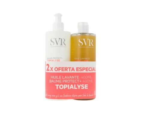 SVR Topialyse Duplo Baume Protect+ 400 ml + Huile Lavante 400 ml