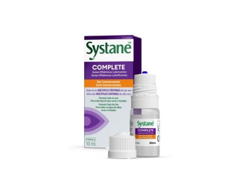 Systane Complete Gotas Oftálmicas Lubricantes sin Conservantes 10ml