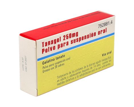Comprar Tanagel 250 Mg 20 Sobres Polvo Para Suspensión Oral