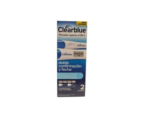 Clearblue Prueba de Embarazo Ultratemprana + Test de Embarazo con Indicador de Semanas