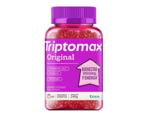 Triptomax Original Sabor Mora 60 Gummies