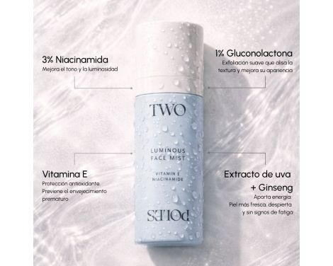 Two Poles Luminous Face Mist 80ml sin receta