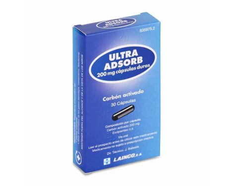 Ultra Adsorb 200 mg 30 Cápsulas