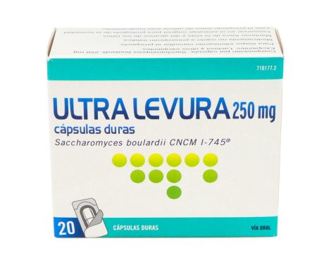 Ultra-Levura 250mg 20 Cápsulas 