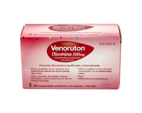 Venoruton Diosmina 500 Mg 60 C
