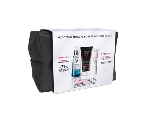 Vichy Cofre Hombre Sérum Mineral 89 50ml + Crema Structure Force 50ml + Uv Age Daily SPF50+ 15ml 