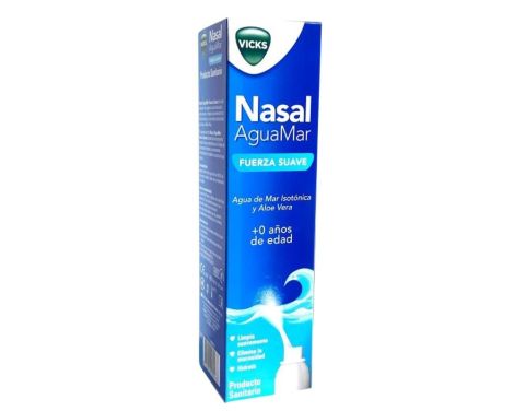 Vicks Nasal Agua de Mar Fuerza Suave +0 años 120ml