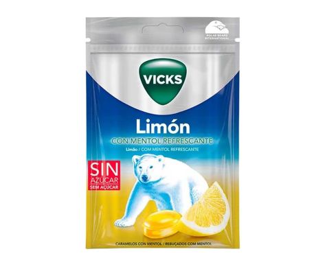 Vicks Praims Limón Caramelos Bolsa 72g