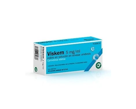 Viskern 5mg/ml Colirio En Solución 30 Monodosis 0,4ml