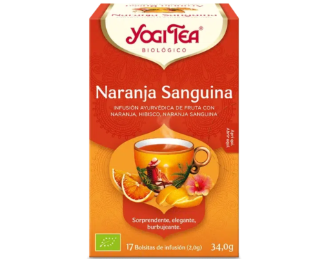 Yogi Tea Naranja Sanguina 17 Bolsitas 