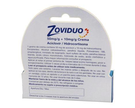 Comprar Zoviduo 50ml/g + 10 ml/g Crema 2g