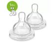 Philips Avent tetina silicona anticólicos flujo lento +1m 2 uds Outlet