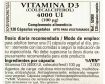 Comprar Solgar Vit D3 4000Ui 120 Capsulas