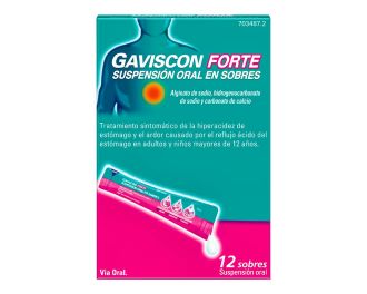 Gaviscon Forte 12 Sobres Suspensión Oral 10ml